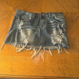 NWOT Machine jean mini  skirt